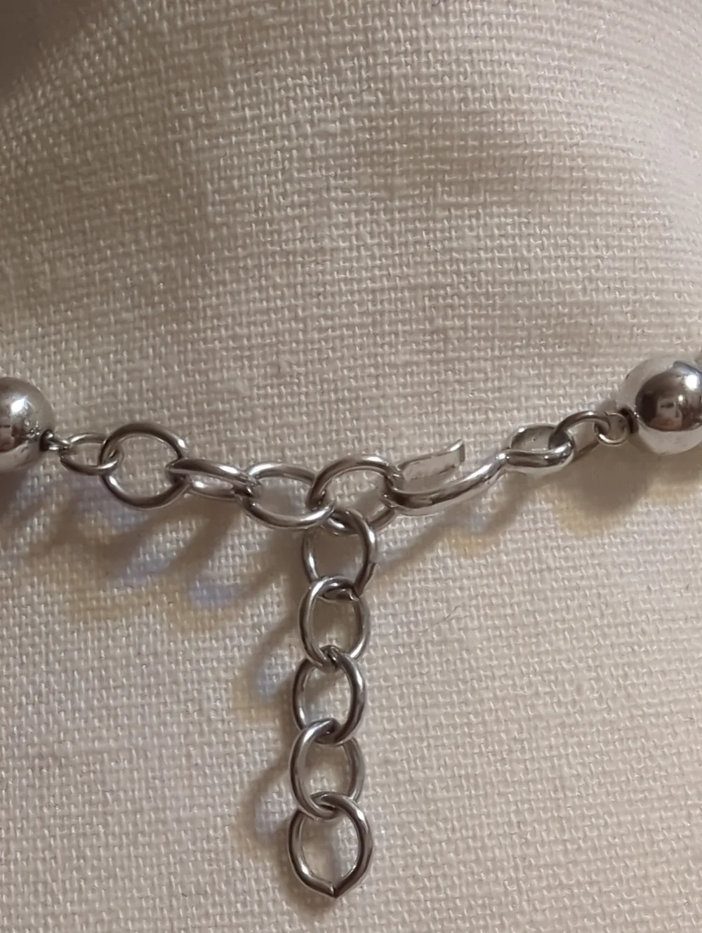 Monet Two-Tone Silver Tone and Gold Tone Beaded Necklace